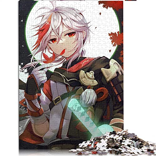 1000 Teile Puzzle Genshin Impact Kaedehara Kazuha Puzzle für Erwachsene Kartonpuzzles Spaß zu Hause Aktivitäten, Geburtstagsgeschenk, Reisegeschenke, (Größe 26x38cm) von CARGIS