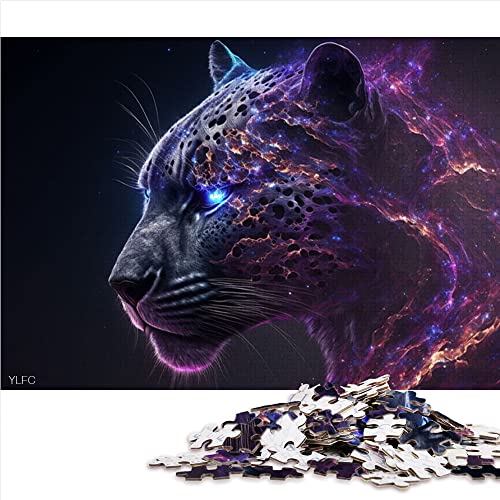 1000 Teile Puzzle Jaguar Puzzle für Erwachsene Holzpuzzle Lernspiel für Erwachsene Kinder (Größe 50x75cm) von Toolo