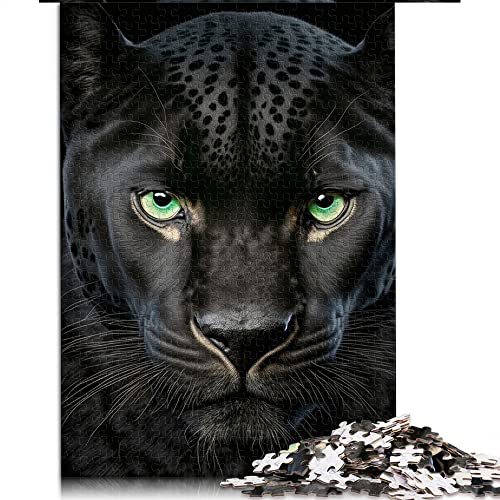 1000 Teile Puzzle Leopard Puzzles für Holzpuzzles Lernspiel Herausforderung Spielzeug (Größe 50x75cm) von CARGIS