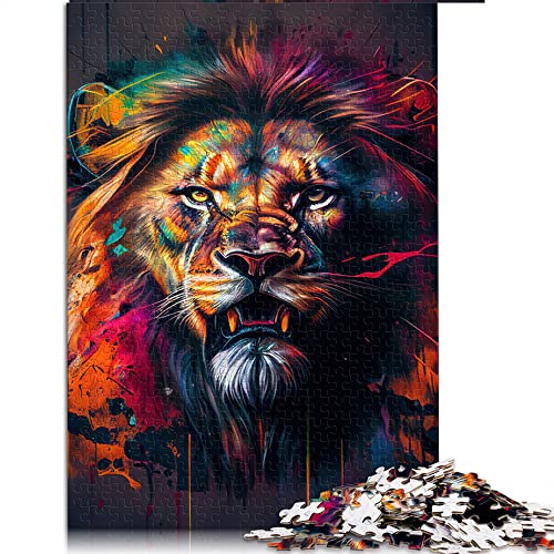 1000 Teile Puzzle The Pride Lion II Puzzle Geschenk Holzpuzzle Puzzles für Kindergeschenke (Größe 50x75cm) von CARGIS