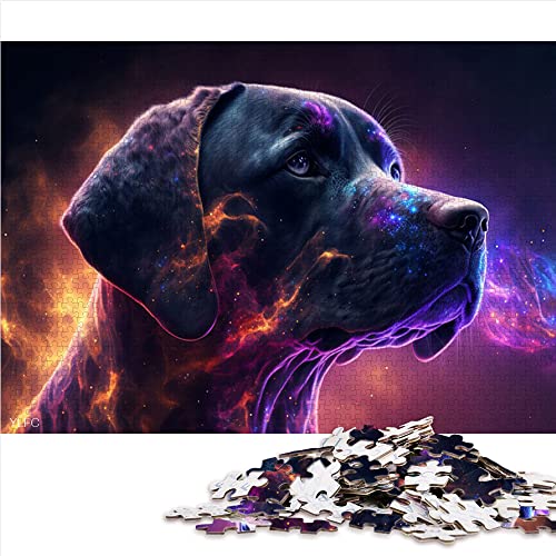 CARGIS 1000 Teile Puzzle Labrador Holzpuzzle Photorealistisch 50x75cm 1000 Stück 1 Set 14-99 Jahre Puzzles von CARGIS