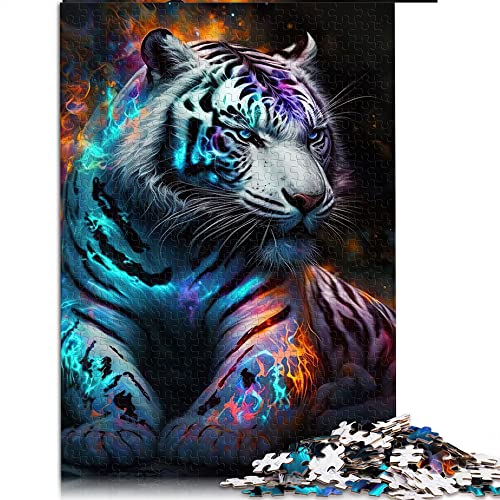 1000-teilige Puzzles Tiger Puzzles für Erwachsene Holzpuzzles Lernpuzzle Familienspiel (Größe 50 x 75 cm) von CARGIS