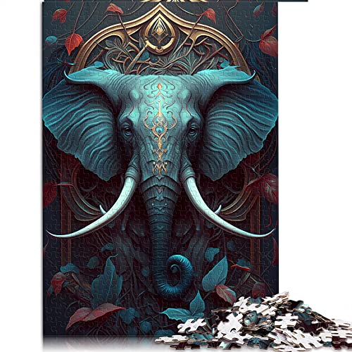 1000-teiliges Puzzle-Spiel Elephant Enchanted Puzzles Papppuzzles Lernspiele Home Decoration Puzzle. (Größe 26 x 38 cm) von CARGIS