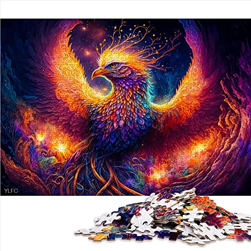 1000-teiliges Puzzle für Erwachsene Mystischer Phönix Puzzle für Kinder Kartonpuzzle Spielzeug-Wanddekoration (Größe 26 x 38 cm) von CARGIS