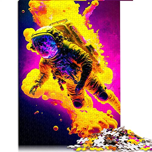 Puzzle 1000 Teile Puzzles Buntes Astronauten-Puzzle Papppuzzles Lernspiele Heimdekoration Puzzle. (Größe 26 x 38 cm) von CARGIS