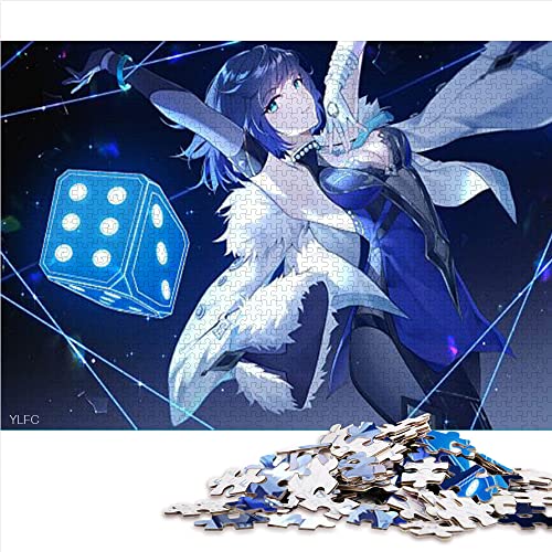 Puzzle für Erwachsene 1000 Teile Genshin Impact Yelan Puzzle für Erwachsene Kartonpuzzle Lernspielzeug (Größe 26x38cm) von CARGIS