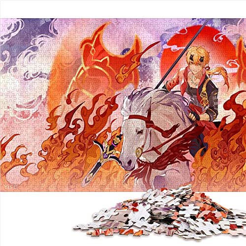 Puzzles 1000 Teile für Erwachsene Genshin Impact Toma Puzzle für Kinder Papppuzzles Familiendekoration (Größe 26 x 38 cm) von CARGIS