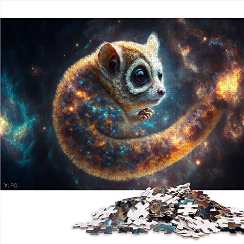 Puzzles 1000 Teile für Erwachsene Tier Slow Loris Puzzles für Holzpuzzle Tolles Geschenk für Erwachsene (Größe 50x75cm) von CARGIS