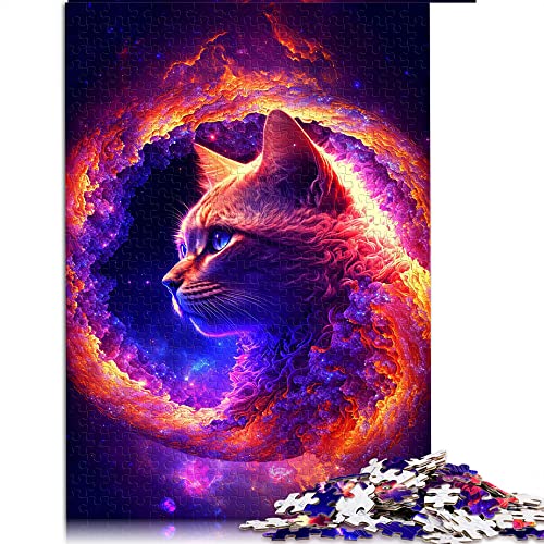 Puzzles für Erwachsene 1000 Puzzle-Spielzeuge Psychedelischer Löwe Puzzle für Erwachsene Papppuzzles Familienaktivität (Größe 26 x 38 cm) von CARGIS