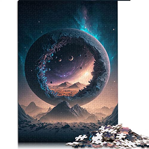 Puzzles für Erwachsene 1000 Puzzles Portal to Outer Space Puzzle für Erwachsene Holzpuzzle Lernspiel für Erwachsene Kinder (Größe 50x75cm) von CARGIS