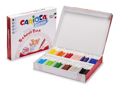 Carioca Schoolbox Filzstifte, Mehrfarbig (42826/A) von Carioca