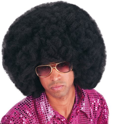 Carnival Toys 2971 - Perücke Afro, 40 cm, schwarz von Carnival Toys