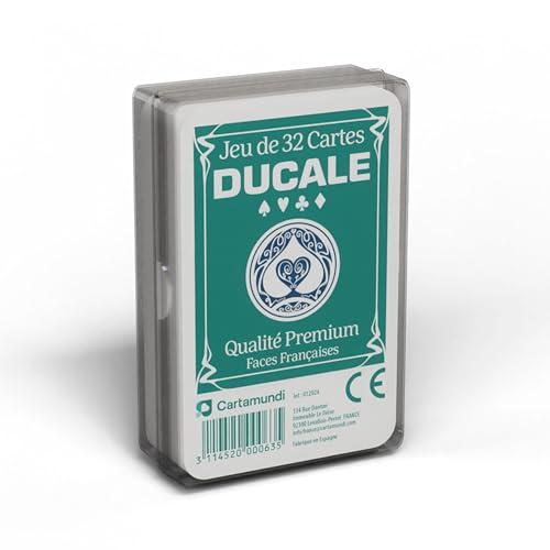 Ducale Origine – Spiel mit 32 Karten – Belote Spiel – Kunststoffbox von LA DUCALE