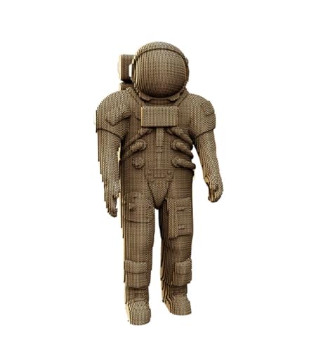 3D-Puzzle aus Karton Skulptur Motiv: Astronaut, Alter ab 14 Jahre, 163 Teile, ca. 18 cm H von CARTONIC