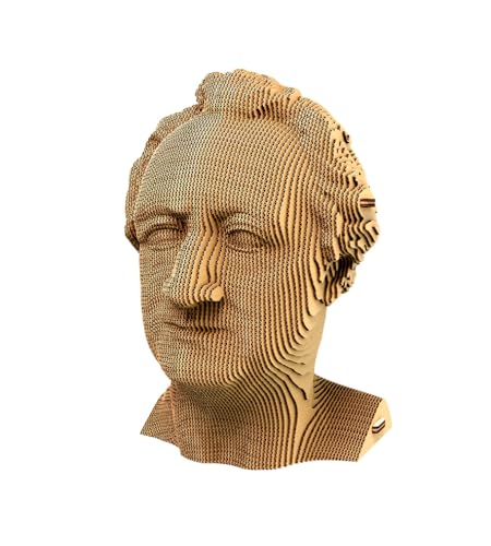 3D-Puzzle aus Karton Skulptur Motiv: Goethe, Alter ab 14 Jahre, 114 Teile, ca. 18 cm H von CARTONIC