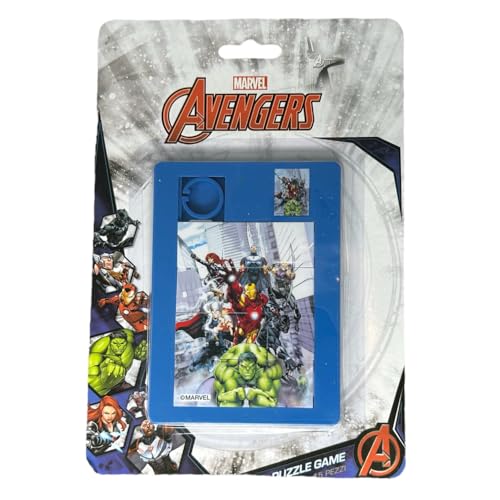 Mini-Puzzle aus Kunststoff, 12,5 x 9 cm, 12,5 x 9 cm (Avengers) von CARTOON