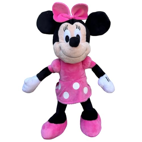 Plüschtier Minnie Disney Kleid rosa Puppe 20 cm aus weichem recyceltem Polyester für Kinder von CARTOON