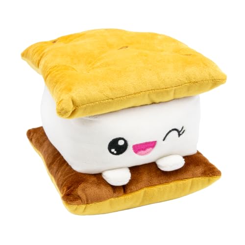 Plüschtier Plätzchen s'more 20 cm weich Kuscheltier Kissen Essen von CARTOON