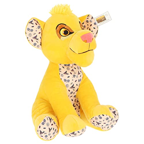 Plüschtier Simba Disney 100. Jahrestag, König der Löwe, Puppe mit Sound, 30 cm von CARTOON
