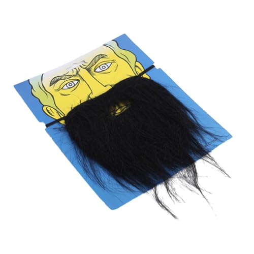 CASNO Halloween Party Fake Beard Funny Fake Schnurrbart Bart für Cosplay Supplies Realistische Falsche Gesichtshaar Gesichtshaar Verkleidung Zubehör von CASNO