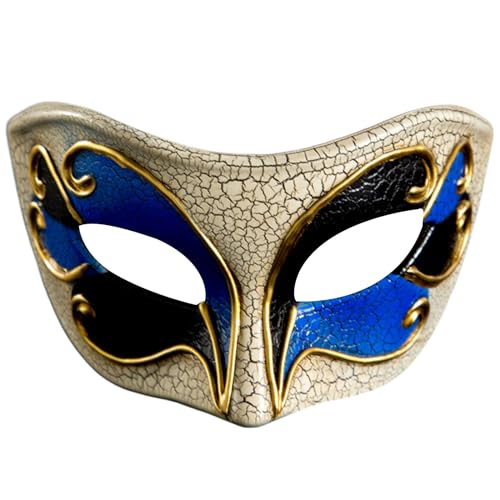 CASNO Maskerade-Maske, Halloween-Augenmaske, Cosplay-Kostüm, Halbmaske, Maskerade-Kostüm, Zubehör für Halloween, Karneval, Party, einzigartige Maske von CASNO