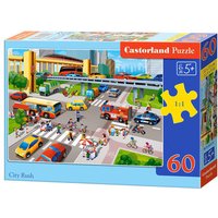 CASTORLAND B-066131 Kinderpuzzle 60 Teile City Rush von CASTORLAND