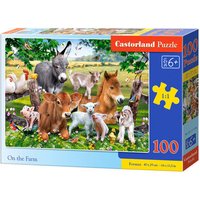 CASTORLAND B-111138 Puzzle 100 Teile On the Farm von CASTORLAND