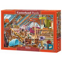 CASTORLAND B-53407 The Cluttered Attic, Puzzle 500 Teile von CASTORLAND