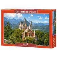 CASTORLAND B-53544 View of the Neuschwanstein Castle, Germany, Puzzle 500 Teile von CASTORLAND