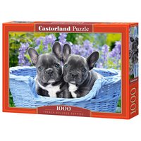 CASTORLAND C-104246-2 Puzzle 1000 Teile French Bulldog Puppies von CASTORLAND