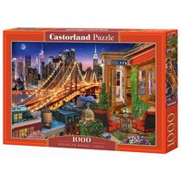 CASTORLAND C-104598-2 Brooklyn Bridge Lights, Puzzle 1000 Teile von CASTORLAND