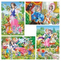 Castorland B-04423-2 Snow White a.the Seven Dwarfs,4xPuzzle Castorland B-04423-2 Snow White a.the Seven Dwarfs,4xPuzzle von CASTORLAND