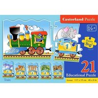 Castorland E-135 Train, Puzzle 21 Teile Castorland E-135 Train, Puzzle 21 Teile von CASTORLAND
