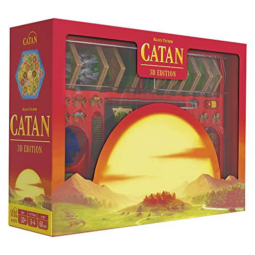 CATAN 3D-Ausgabe | Brettspiel | Ab 10 Jahren | 3-4 Spieler | 60 Minuten Spielzeit von CATAN