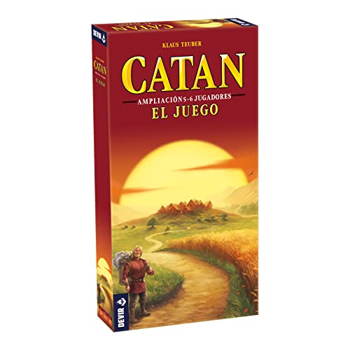 DEVIR Devir - Catan, Brettspiel - Erweiterung für 5 und 6 Spieler (BGCATAN56), One Size von Devir