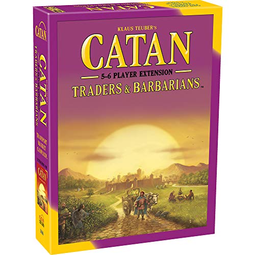 Mayfair Games CATAN Händler und Barbaren 5 und 6 Spieler | Brettspiel-Erweiterung | Alter 12+ | 3-6 Spieler | 120 Minuten Spielzeit von CATAN