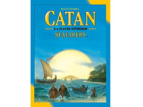 Mayfair Games Catan Seefahrer 5 und 6 Spieler | Brettspiel-Erweiterung | Alter 12+ | 3-6 Spieler | Spielzeit 120 Minuten von CATAN