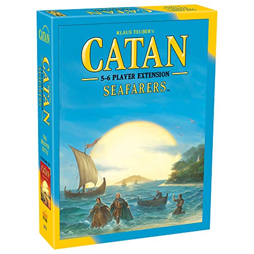 Mayfair Games Catan Seefahrer 5 und 6 Spieler | Brettspiel-Erweiterung | Alter 12+ | 3-6 Spieler | Spielzeit 120 Minuten von CATAN