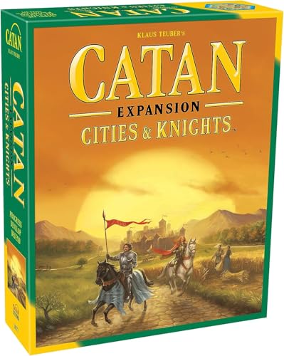 Mayfair Games Catan Städte und Ritter | Brettspiel-Erweiterung | Ab 12 Jahren | 3-4 Spieler | 90 Minuten Spielzeit von CATAN