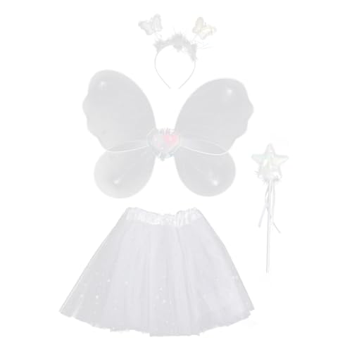 CATIEBYE 1 Set Fairy Rock Performance Kleidungsstück Für Mädchen Kostüm Mit Funkelnden Accessoires Für Kreative Verkleidungen Und Auftritte von CATIEBYE