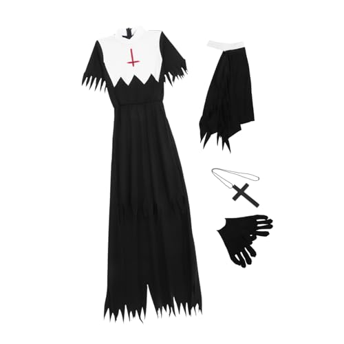 CATIEBYE 1 Set Halloween Kleider Halloween Party Kostüme Outfit Damen Halloween Kostüm Damen Halloween Kleidung Damen Kostüm Halloween Dekoration Horror Kostüm Halloween Kostüme von CATIEBYE