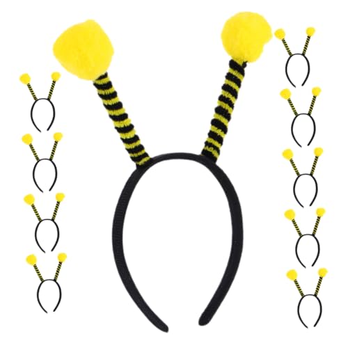 CATIEBYE 10 Stück Teiliges Bienen Fühler Haarreif Langlebig und Bequem Zuverlässiger Halt für Haarlängen Vielseitiges Accessoire für Party Halloween Karneval und Alltag Modisches CATIEBYE 10 Stück Teiliges Bienen Fühler Haarreif Langlebig und Bequem Zuverlässiger Halt für Haarlängen Vielseitiges Accessoire für Party Halloween Karneval und Alltag Modisches von CATIEBYE