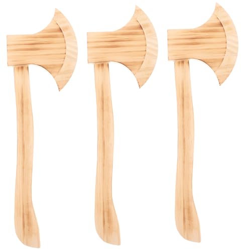 CATIEBYE 3 Stück Teiliges Halloween Holz Beil Simulierte Requisiten Leichte Spielzeugäxte Sichere Dekoration für Halloween Party und Outdoor Grusel Atmosphäre CATIEBYE 3 Stück Teiliges Halloween Holz Beil Simulierte Requisiten Leichte Spielzeugäxte Sichere Dekoration für Halloween Party und Outdoor Grusel Atmosphäre von CATIEBYE