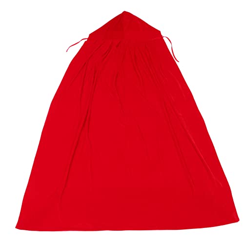 CATIEBYE Dekorativer Umhang Für Halloween Rotes Cosplay Cape Für Partys Ideal Für Hexen Und Zauberer Unisex Perfekt Für Kostümpartys Und Theateraufführungen von CATIEBYE