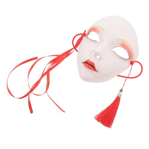 CATIEBYE Hanfu-maske Up-masken Karnevalsmasken Kimono-masken Tiermaske Vollgesichtsmaske Fuchs-cosplay-maske Lustige Maske Therische Maske Tierkostüm-maske Tierfuchsmaske Maskerade Plastik von CATIEBYE