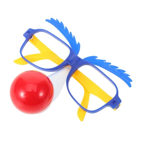 CATIEBYE Lustige Clown Brille mit Falscher Nase Robustes Cosplay Accessoire für Fasching und Party Wiederverwendbare Kostümbrille für Mottopartys und Karneval Einfache Handhabung und CATIEBYE Lustige Clown Brille mit Falscher Nase Robustes Cosplay Accessoire für Fasching und Party Wiederverwendbare Kostümbrille für Mottopartys und Karneval Einfache Handhabung und von CATIEBYE