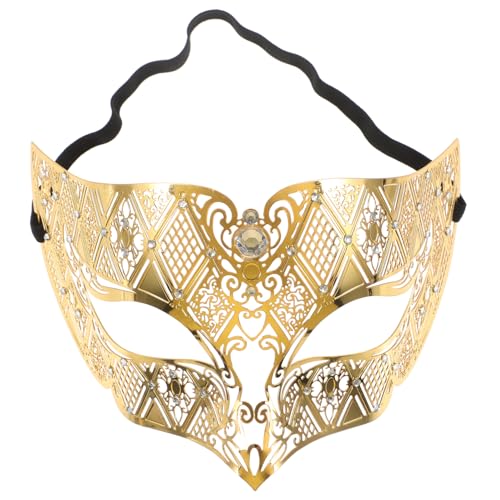 CATIEBYE Masquerade Party Maske Aus Mit Strass Für Damen Und Herren Halbgesichtsmaske Für Karneval Abschlussball Und Kostümpartys Elegante Funkelnde Maske Für Besondere Anlässe von CATIEBYE