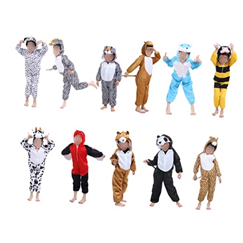 CATIEBYE Panda Kostüm Für Kinder Tierkostüm Für Halloween Cosplay Auftritt Größe M Für Körpergröße 90 105 Cm Ideales Kostüm Für Karneval Und Kindergeburtstag üßes Design Für Kleine von CATIEBYE