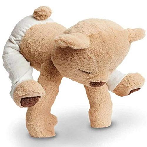 CAWACH Yoga Bär Puppe Plüschtier Puppe Teddybär Kreative Vielfalt Form Bär-A,40cm von CAWACH