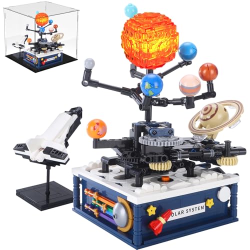 CAXIMSY Solarsystem-Modell Kreatives Bauspielzeug Erde Mond und Sonne Orrery Toy Building Set Lernspielzeug für wissenschaftliche Experimente Lernkit 775 Teile Geschenk von CAXIMSY